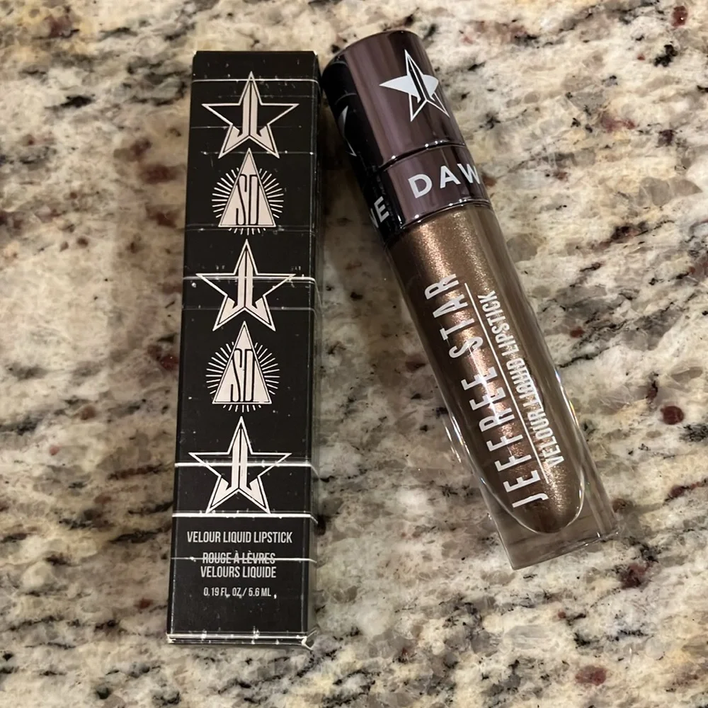 Jeffree Star Shane Velour Liquid Lipstick Metallic Bronze Taupe Limited Edition - Picture 3 of 4